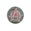 【メール便対応】ベルト バックル Anarchy【ハーレー バイカー ベルト バックル 取替え メンズ 革ベルト 簡単取り替え バックル ベルト装着 合金製 ロック パンク 】buc-00054 ┃