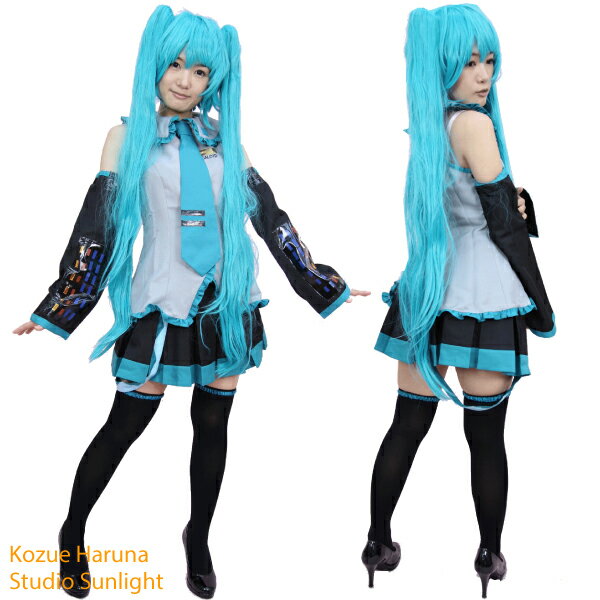 VOCALOID（ボーカロイド） 初音ミク風 コスプレ衣装 アニコス コスチューム【コスプレ 衣装/コスプレ セクシー/コスプレ セーラー服/コスプレ 撮影会/コスプレ モデル/コスプレ イベント/コスプレ パーティー/クリスマス パーティー】 Costume-anime-012 ┃