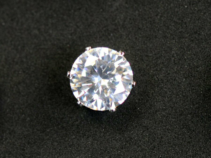 【メール便対応】】8mm BIGサイズ ラインストーン クリアー 20G(0.8mm) 片耳用 ピ...