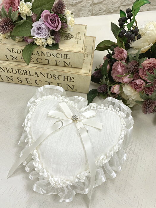 【翌日配送可能】ウエディング,リングピロー,パーティー,結婚式,ドレス,おとぎ話から出てきたような愛くるしいリングピロー★