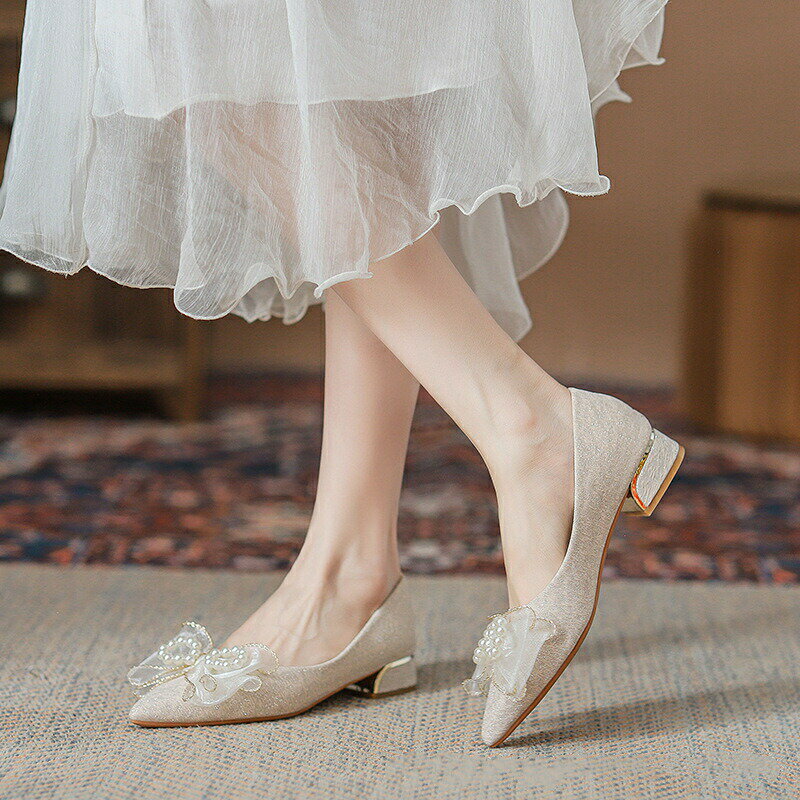 ブライダルシューズ 結婚式 靴 レディース パンプス 美脚 3cm フォーマル ウェディングシューズ 太ヒール 大きいサイズ 二次会 パーティー 母の日 ギフト...