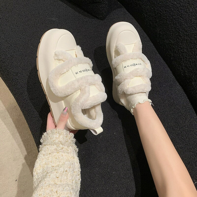 モカシン ベルクロ 裏起毛 レディース レザー 本革 モカシンシューズ スリッポン 冬 秋冬 もこもこ 軽量 女性 大人 ラウンド シンプル あたたかい カジュアル もこもこ ファー 雨 雪 室内履き 外履き ショート