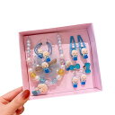 お祝い ごっこ遊び ヘアアクセサリー 子供 キッズ ネックレス9点セット アクセサリーおもちゃセット イヤリング ヘアピン 可愛い コスプレ 小物 パーティー ...