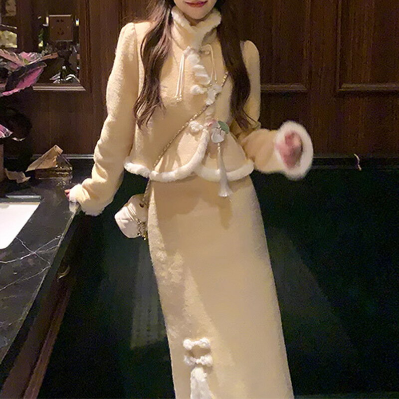 セットアップ レディース 秋冬 スカートセット パーカー レディース ファー 2点セット 上下セット スカート ブルゾン ジャケット 通勤OL オフィス フォマ...