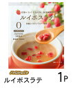 ルイボス ティーラテ 1個 ラテベース パウダー 粉末 ラテ ノンカフェイン カフェインレス おやつ 1杯 GABA 食物繊維 フリーズドライ いちご フルーツ forivora フォリボラ ★ マタニティフード 認定商品 ★