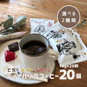 ティーバッグ コーヒー 10g 2種類×各10個 20杯 アソート デカフェ も選べる カフェインレス 飲み比べ 珈琲 ティーバッグコーヒー ディップスタイル ティーパック ドリップバッグ ドリップコーヒー 高級 おしゃれ 送料無料