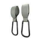 FASELE ベビーカーフック 2個セット ベビーカー用フック 耐荷重25kg 荷物かけ PUレザー マザーズバッグ ベビーカー フック 荷物フック アルミ合金 高耐久