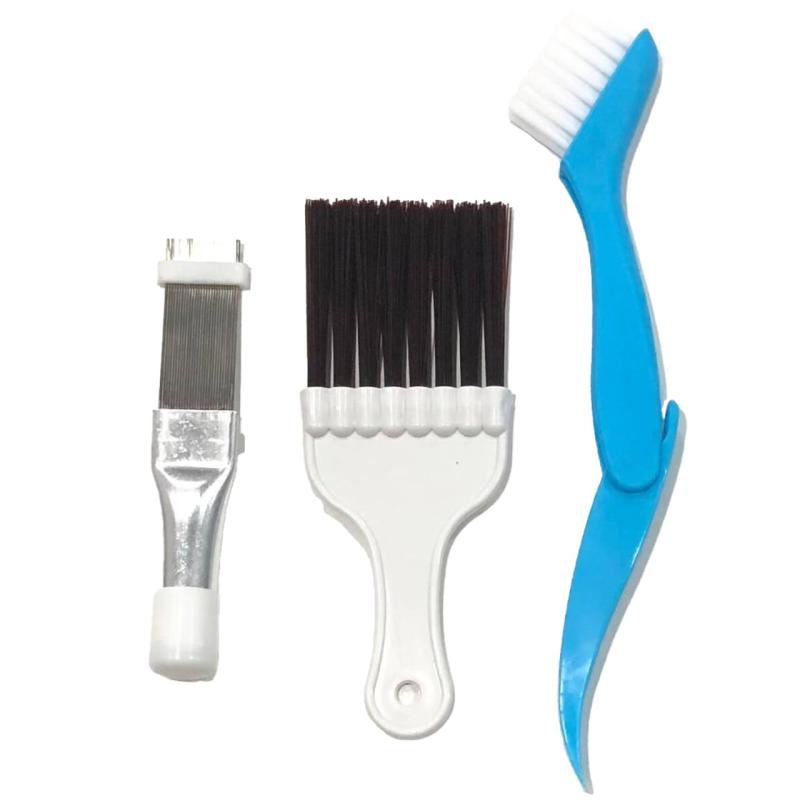 オーディオファン エアコン クリーニング キット エアコン掃除ブラシ エアコン フィン 青い折りたた ...