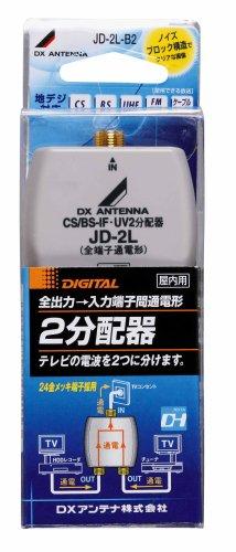DXアンテナ 屋内用分配器 入出力端子金メッキF形仕様 全端子通電仕様