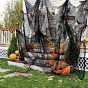 ハロウィン 飾り ハロウィン 装飾 お化け屋敷玄関 蜘蛛の巣 ハロウィン パーティー 8枚 ハロウィン 雰囲気満点 小道具 ハロウィン グッズ 飾り 黒い布 Halloweenデコレーション