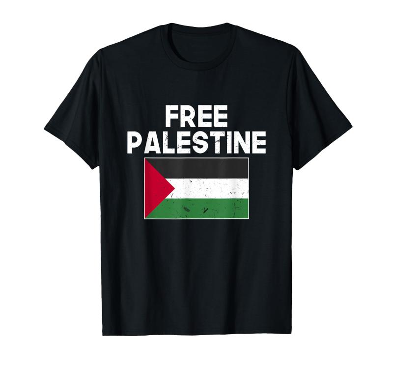 Free Palestine - パレスチナの旗無料パレスチナ Tシャツ
