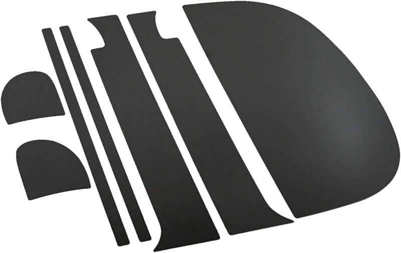 BRIGHTZ キューブ Z12 超鏡面ブラックメッキピラーパネルカバー 7PC バイザー有り用 【 PIL－BLA－172 】