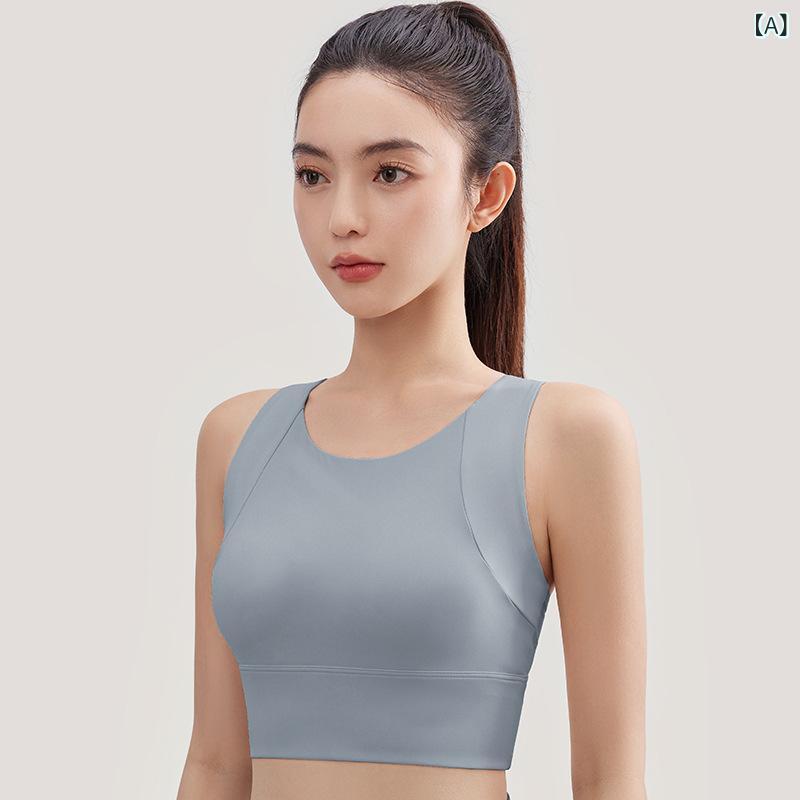 ・主な素材: ナイロン78%、スパンデックス22%・スタイル: スポーツ・対象: 青年女性・デザイン特徴: 光面、蝶結び、挿片・カップタイプ: 3/4カップ・カップ高さ: 中カップ・肩ストラップ: 固定二本ストラップ・カラー展開: グレー、ブラック、ホワイト、ネイビー、パープル、ミリタリーグリーン、ブラウン・サイズ展開: S、M、L、XL、XXL