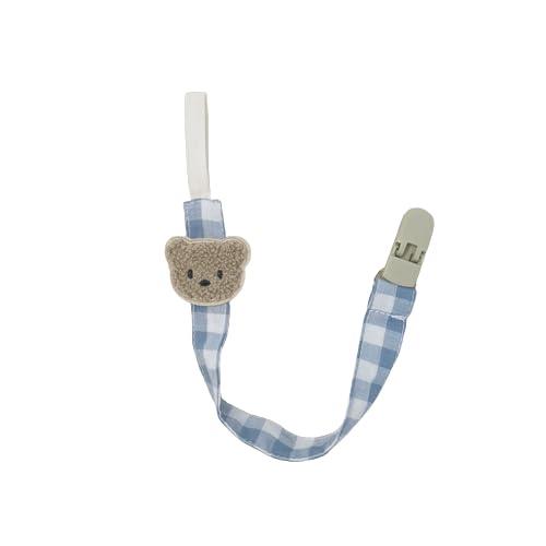 ベビー おしゃぶりクリップ くま おしゃぶりホルダー 男の子 女の子 トイホルダー チェック コットン 男女兼用 ギンガムチェック 赤ちゃん ベビー おしゃぶりクリップ くま おしゃぶりホルダー 男の子 女の子 トイホルダー チェック コットン 男女兼用 ギンガムチェック 赤ちゃん