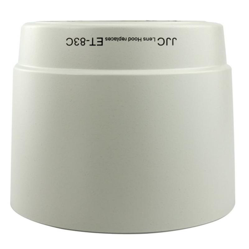 JJC レンズフード 白 Canon ET-83C 互換 EF 100-400mm F4.5-5.6L IS USM レンズ 用 可逆式