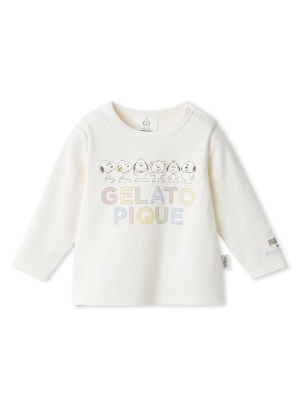 【PEANUTS PUPPIES】【BABY】ワンポイントロンT PBCT259198OWHT80
