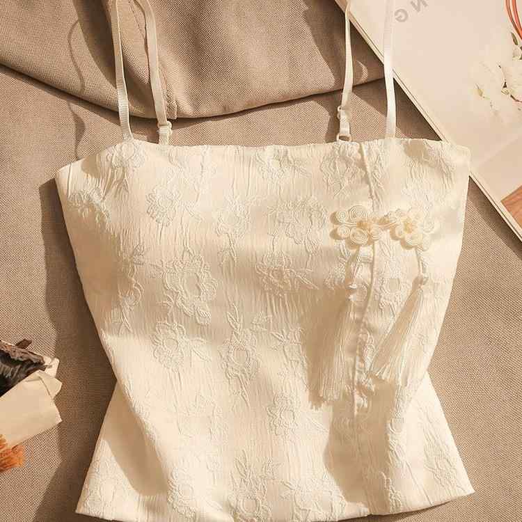 ・スタイル: 吊帯・柄: 無地・流行要素: 純色、背中開き、プリーツ・主な素材: ポリエステル・主素材成分: スパンデックス90-95%・カラー展開: ホワイト、ブラック、ホワイトショート・サイズ展開: S(35-47.5kg)、M(47.5-52.5kg)、L(52.5-60kg)・対象年齢: 成人・対象性別: 女性