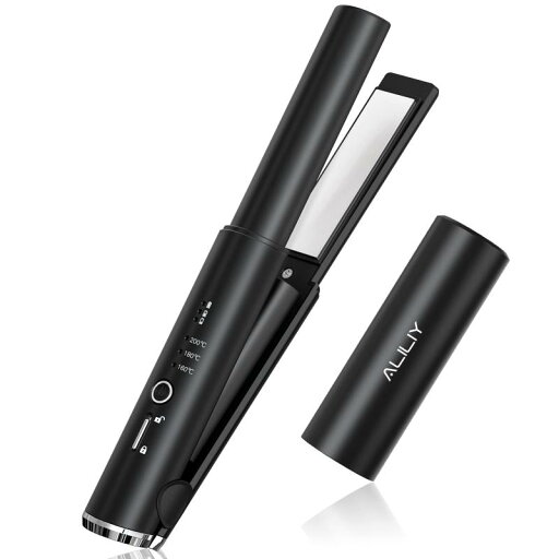 ヘアアイロン コードレス ストレートアイロン ミニ 小型 持ち運び 両用 USB充電式 2way カール 前髪用誤起動防止ロック 160/180/200度設定可能 男女兼用 家庭/旅行/出張/通勤用 ヘアアイロン コードレス ストレートアイロン ミニ 小型 持ち運び 両用 USB充電式 2way カール 前髪用誤起動防止ロック 160/180/200度設定可能 男女兼用 家庭/旅行/出張/通勤用