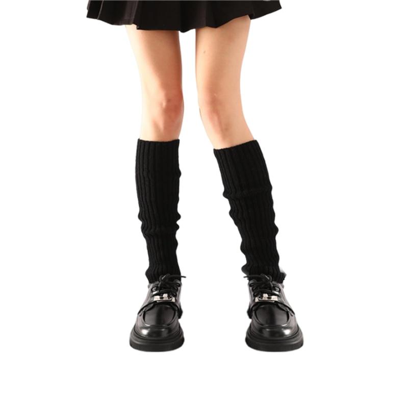 [TerraShine] レッグウォーマー 足首ウォーマー 防寒 レッグカバー 冷房対策 寝る時用 レディース メンズ ヨガ ソックス トレンカ 男女兼用（ブラック）