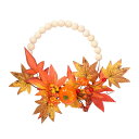 ハロウィン 飾り 花輪 ハロウィンリース 紅葉 かぼちゃ ハロウィン 装飾 玄関 屋外 収穫感謝祭秋の小道具 秋のリース 飾り付け小道具 ハロウィン パーティー 装飾 ハロウィングッズ 雰囲気