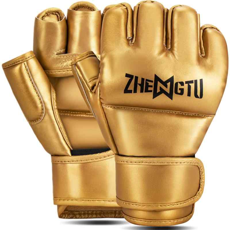 ZHENGTU オープンフィンガーグローブ MMA 総合格闘技 パンチンググローブ ボクシング キックボクシング..