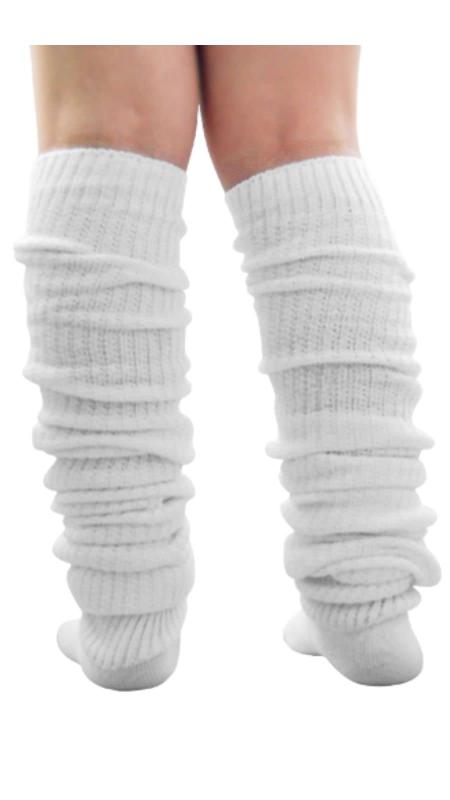 [§Bg3] ルーズソックス 黒 ルーズソックス 白 レッグウォーマー レディース 冷え対策 レッグカバー 180cm白