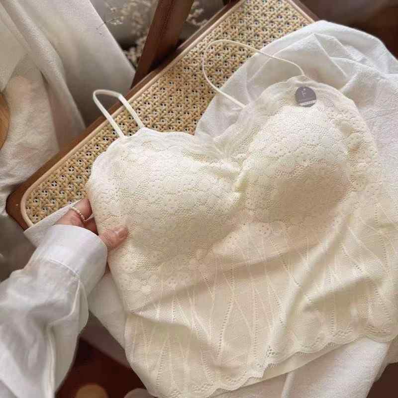 キャミソール 女性用 Vネック レース セクシー バックスタイル チューブトップ インナー ブラジャー 胸パッド 付き ナイロン 素材 薄手 通年 肌色 ブラック グリーン ベージュ 軽量 伸縮性 吸湿速乾 切り替えデザイン 普段使い 部屋着