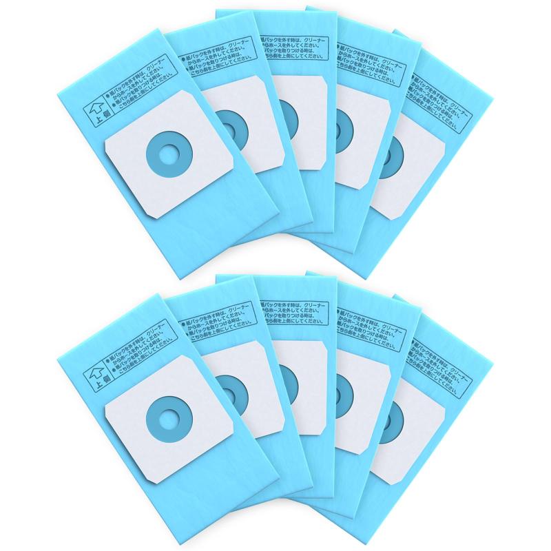 東芝掃除機交換用紙パック VPF-7 高性能トリプルパックフィルター VPF-5後継品 シール弁付トリプル紙パック 強力脱臭 抗菌 10個 VC-M12V、P81R、P8R、M8R、J21V、J11V、Y30P、Y10R…