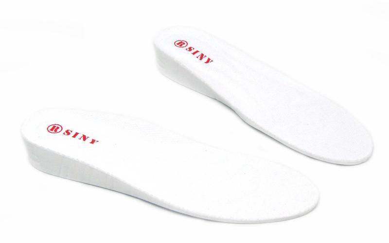 [siny] フットケア シューズ インソール 1段 3cm UP インソール シークレット 足矯正 中敷 エア付上げ底 SY-05 白 Free Size