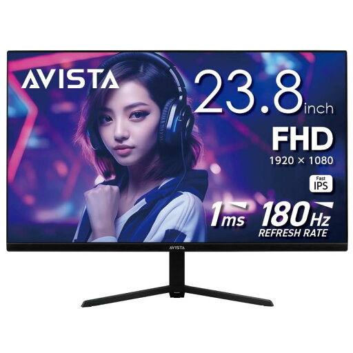 AVISTA ゲーミングディスプレイ Fast IPS 180Hz 1ms ブラック ドウシシャ AVISTA ゲーミングディスプレイ Fast IPS 180Hz 1ms ブラック ドウシシャ