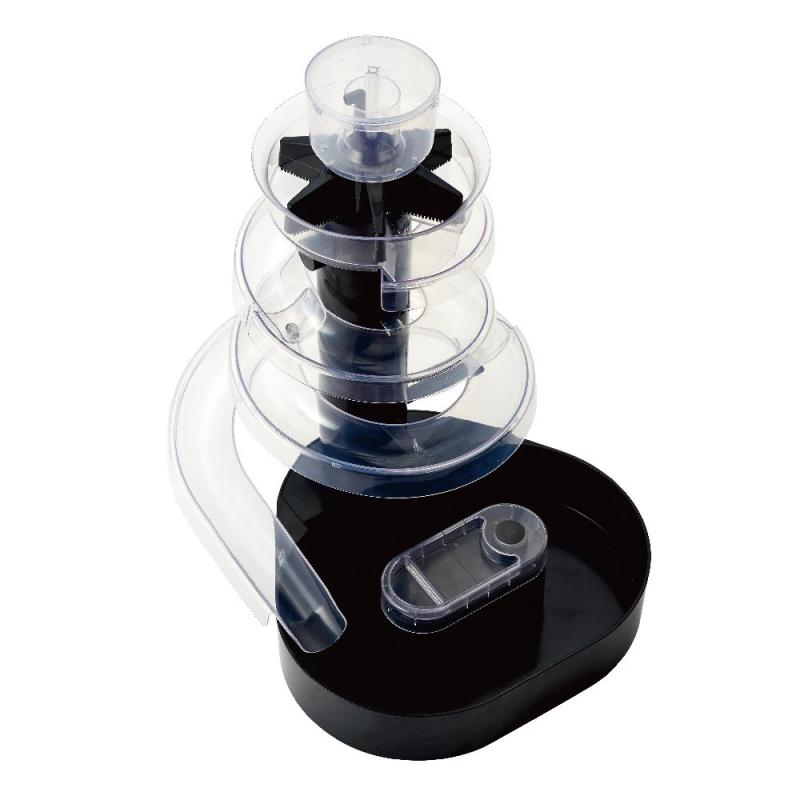 ドウシシャ 流しそうめん器 大人の流しそうめん 電池式 氷を入れて冷水キープ＆回転プロペラ付き