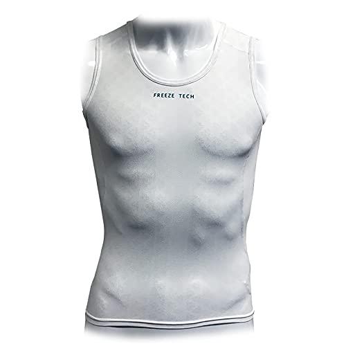 FREEZETECH フリーズテック 冷却インナーシャツ ノースリーブ メッシュタイプ ホワイト Mサイズ 25171101