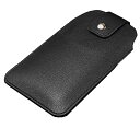 スマホポーチ ベルト通し 縦 薄型 スマホ保護袋 収納ポーチ 腰ベルト スマートフォン スリップケース(2)
