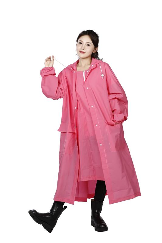 [ROEERE] レインコート レディース メンズ 自転車 リュック対応 軽量 ロング丈 雨具 カッパ 通学 通勤 ライブ フェス お洒落 かわいい