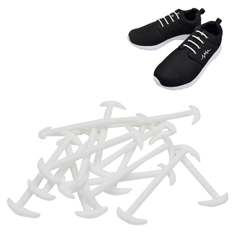 [SimonJp] 靴紐 結ばない とけない ゴム 靴ひも 伸縮 フリーサイズ レザーシューズ用 メンズ レディース用 12pcs