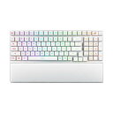 ASUS ROG Strix Scope II 96 RXワイヤレスゲーミングキーボード白 / 96%レイアウト/光学式キースイッチ / 2.4GHzワイヤレス / USB接続/Bluetooth/多機能コントロール/静音フォーム / 3段階角度調整 /
