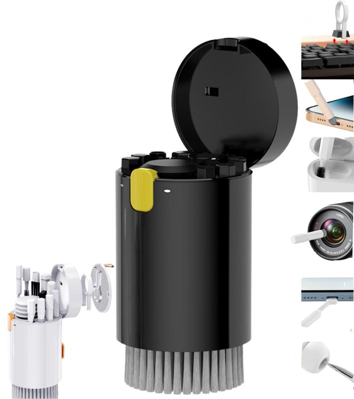 Thalia Smile 20-in-1多機能クリーニングツール キーボード 掃除 パソコン 掃除 イヤホン 掃除 Airpods掃除道具 pc 掃除 レンズ掃除 指紋除去 スクリーン キーボード クリーナー Airpods Pro MacBook コン