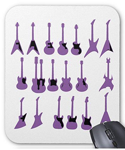 エレキギターのイラストのマウスパッド：フォトパッド（ 世界の楽器シリーズ ）