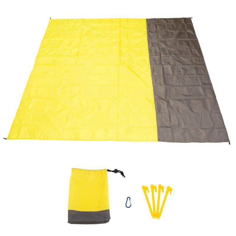 DALO レジャーシート ピクニックシート ビーチマット コンパクト収納 収納袋付き 撥水 速乾 アウトドア [ 205×200cm ]