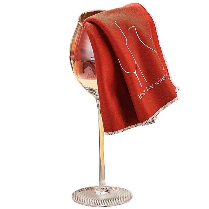 グラスクロス - マイクロファイバー ワイングラス磨きクロス