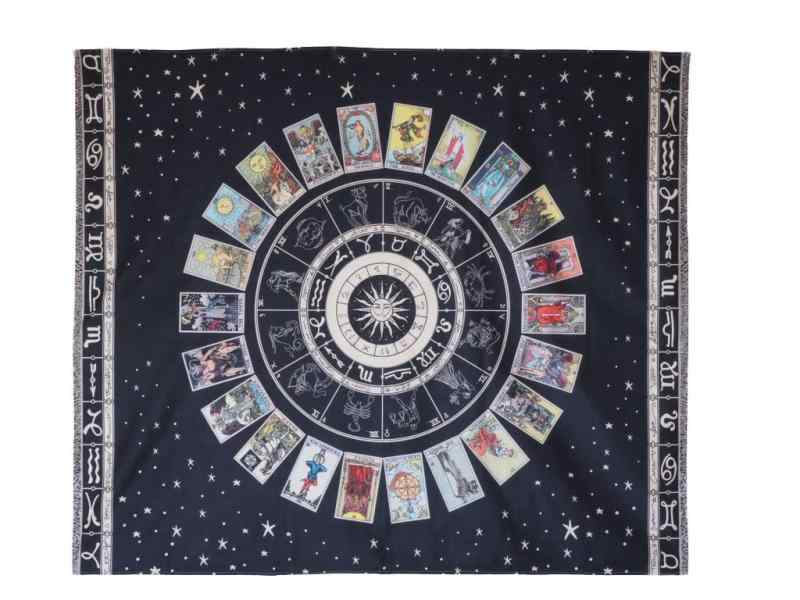 RELIGHT タペストリー タロットクロス マジック 占い 手品グッズ 壁掛け インテリア カーテン