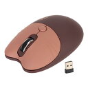 かわいい猫ワイヤレスマウス、USBレシーバー付き軽量サイレントコンピュータマウス、キャンディーカラーのかわいいマウス1600 DPI、ラップトップ、ノートブック...