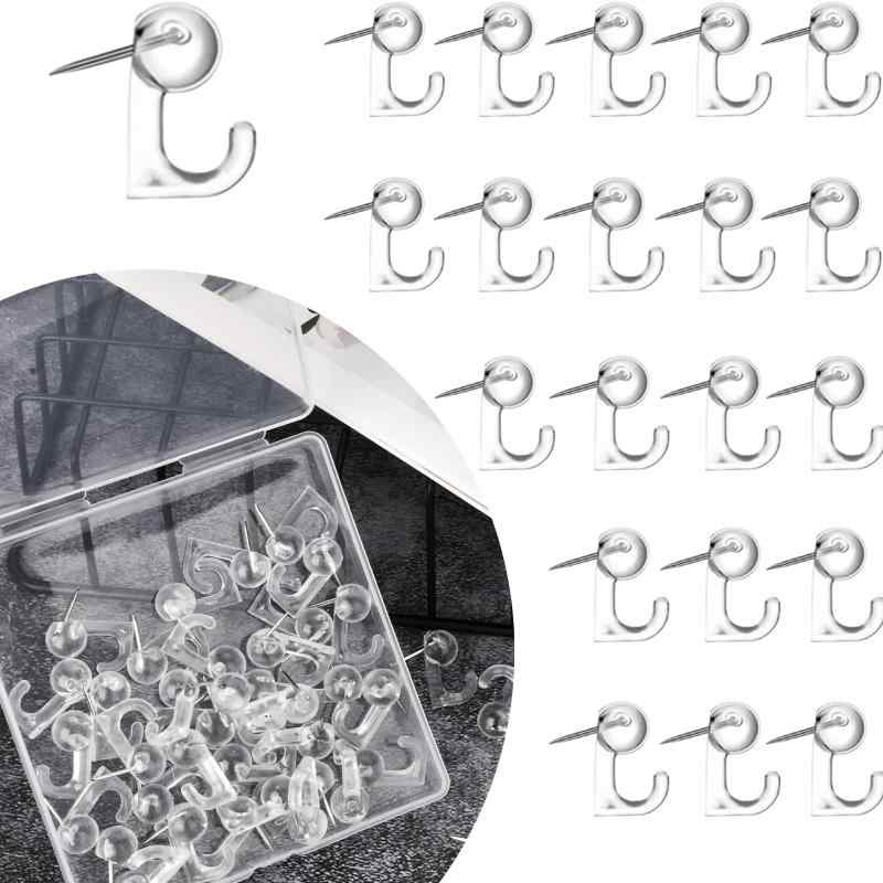 画鋲 フック おしゃれ ピンフック 目立たない 石膏ボード フック 跡が残らない 釘フック 壁 傷つけない