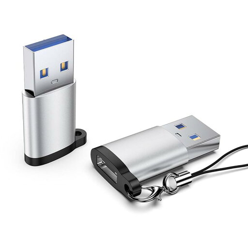 RuiMi Type-C 変換アダプタ USB 3.0 (オス) 変換アダプタType C (メス) 10Gbps 急速充電 高速データ転送 OTG対応 紛失防止ストラップ付きType C (メス) to USB 3.0 (オス)変換アダプタ(2個セット RuiMi Type-C 変換アダプタ USB 3.0 (オス) 変換アダプタType C (メス) 10Gbps 急速充電 高速データ転送 OTG対応 紛失防止ストラップ付きType C (メス) to USB 3.0 (オス)変換アダプタ(2個セット