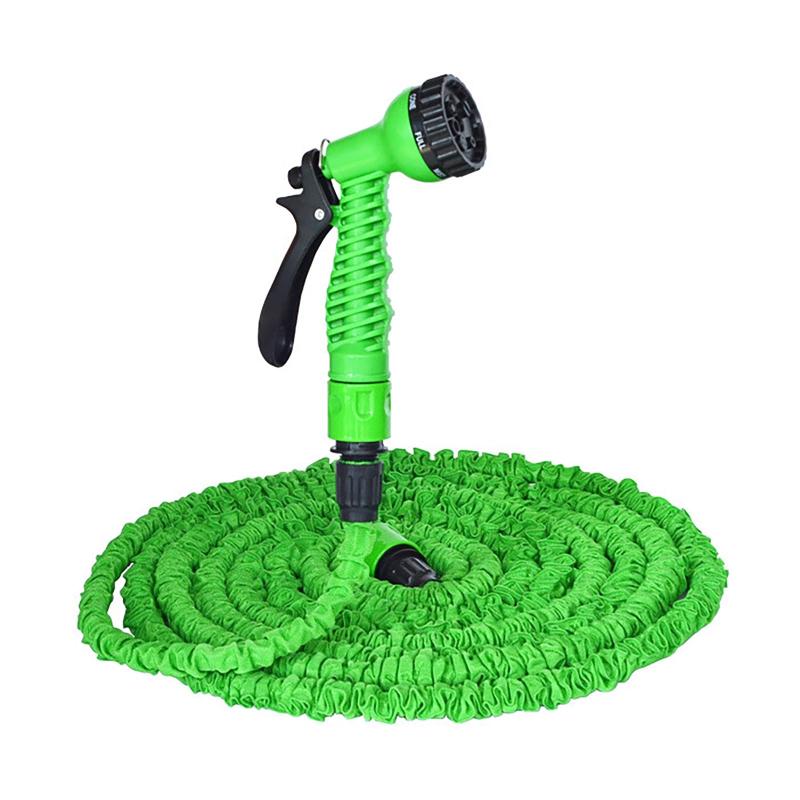 高圧洗浄ガン 高圧洗浄機 散水ホース 伸縮ホース 3倍に伸びる 7パターン ポータブル高圧水鉄砲 ガーデンウォーターガン 植物の水やり 洗車 お宅の掃除 散水 庭 ガーデン 大掃除