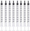 シリンジ 1ml 工業・ホビー用シリンジ ペットの給水や餌やり1ml 50本セット (50)