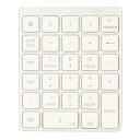 テンキー、28キーBT 3.0財務会計チョコレートキーデザインタッチタイピングデュアル接続モード、オフィス用ポータブルキーボード