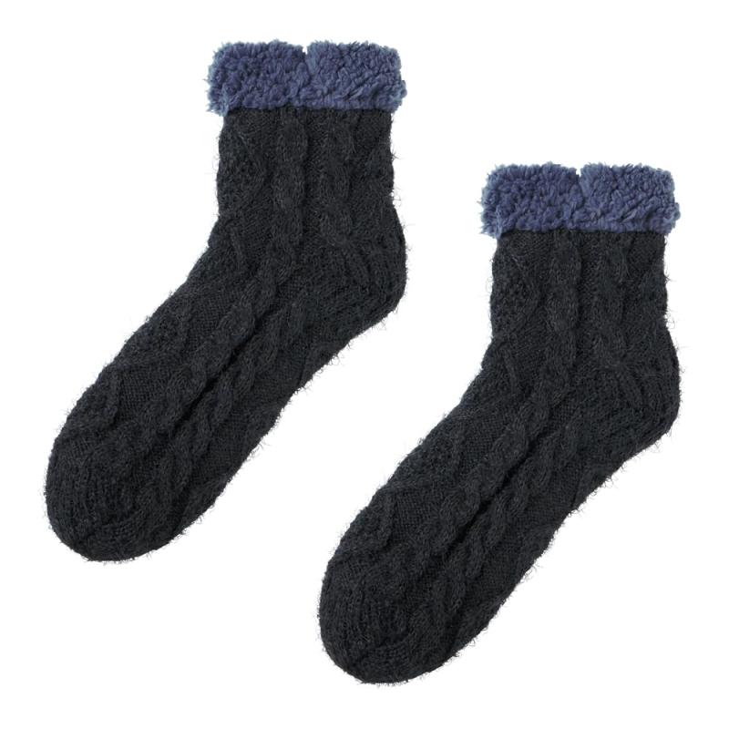 [グンゼ] あったか靴下 UCHI-COLLE/ウチコレ 肌側ボア もこもこ 防寒 メンズ