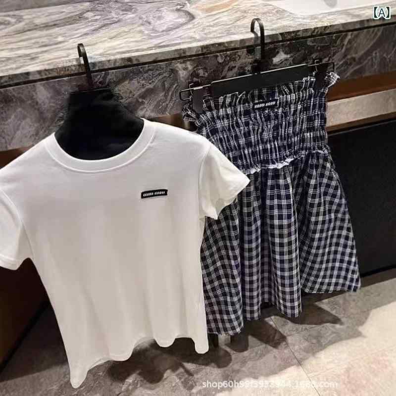 ・主な素材: 綿・柄: 条紋/格子・カテゴリ: Tシャツ・スタイル: 少女風・袖丈: 七分袖・ネックライン: 掛脖・袖型: 常规袖・サイズ展開: S、M、L