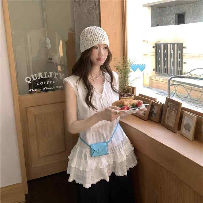 レディース 春夏 韓国風 シンプル ファッション 野球ジャケット 無袖 レイヤード 背心 スカート セット 超短丈 スカート 切り替え デザイン 純色 日韓 スタイル 休闲 トップス ロング スリーブ ジャケット 無袖 トップス ミニ スカート 女性用